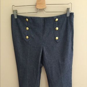 Denim Dress Pants